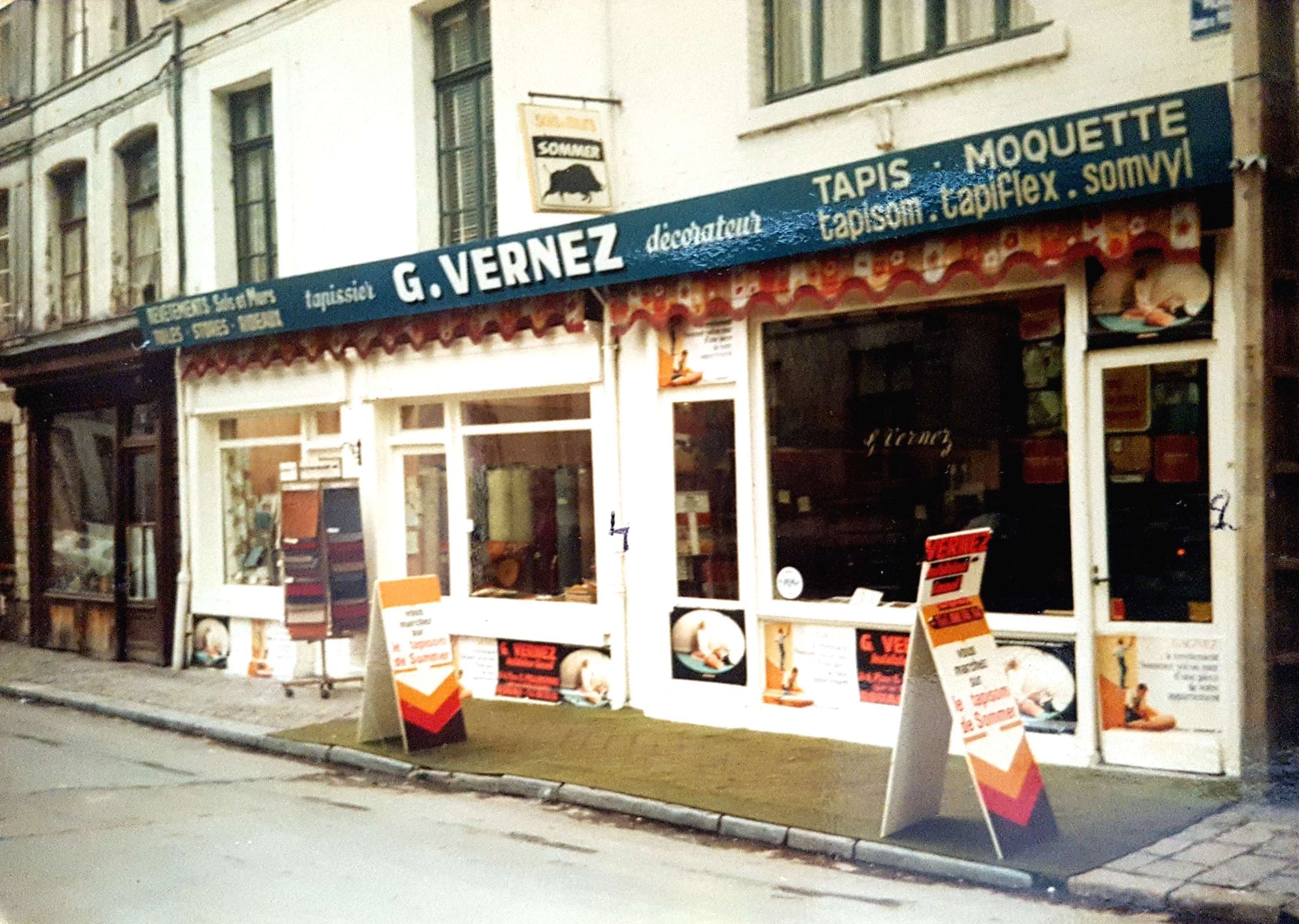 Photographie du magasin de mes grands parents Caroline et Georges Vernez