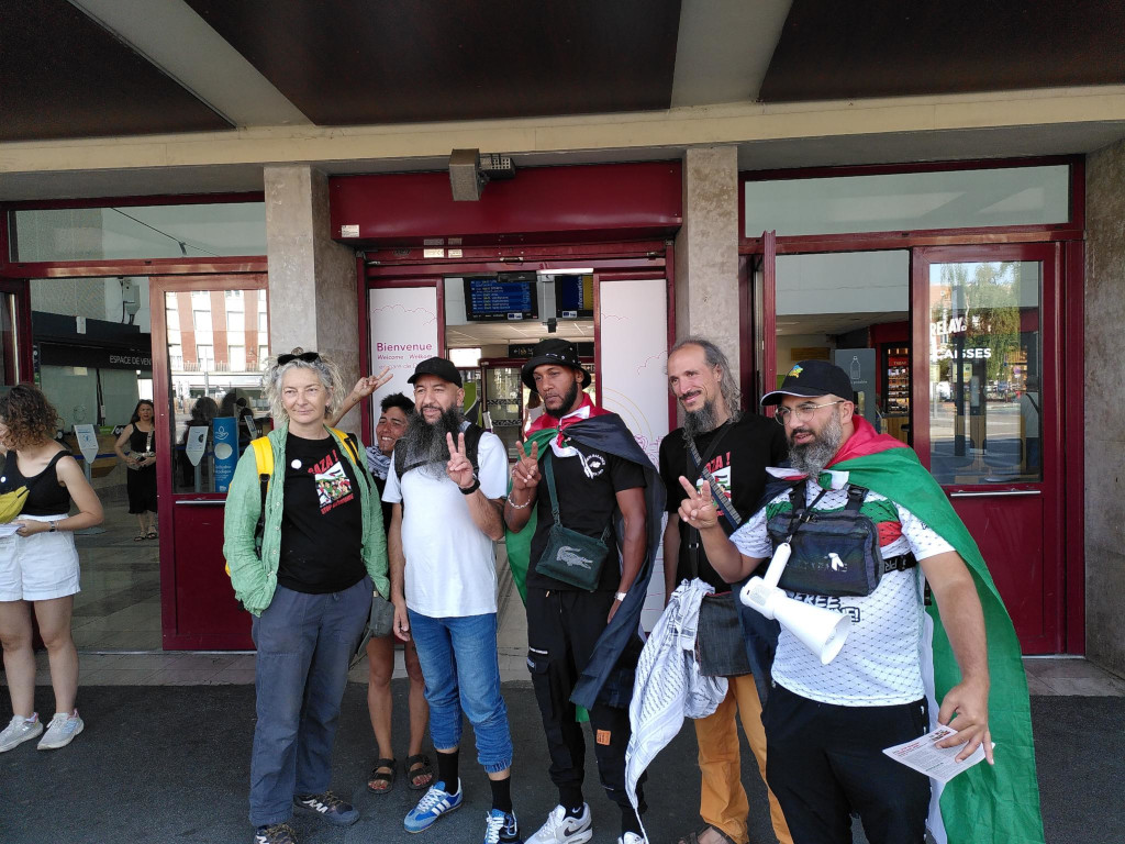Photographie le lendemain pour le depart pour Lille