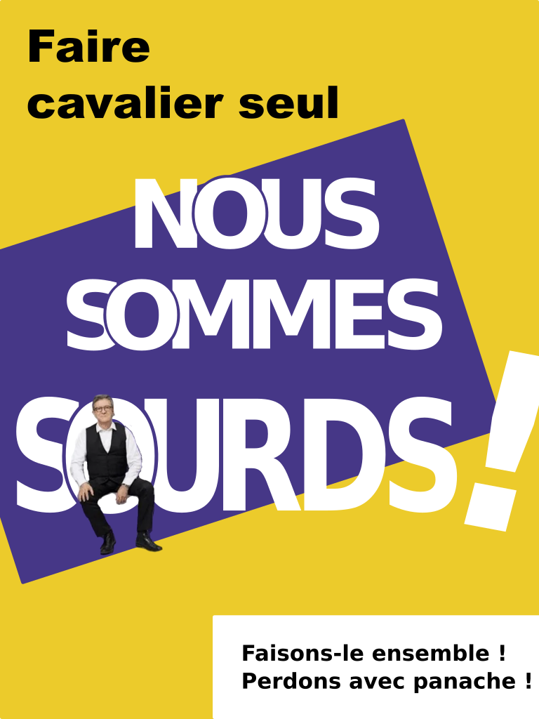 Affiche parodique de "Nous sommes Pour !"